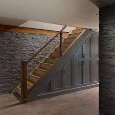 It is not only the one that has the. Pin By Tarah K On For The Home Basement Staircase Basement Remodeling Modern Basement