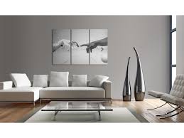 Un ou deux meubles design sont toujours une bonne idée, peu importe la toile de fond spécifique dans la pièce. 90x60 Tableau Abstraction Moderne Toucher En Noir Et Blanc Vente De Sans Marque Conforama
