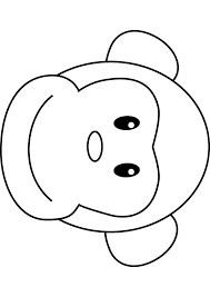 Image Result For Monkey Outline Drawings For Kids Monkey Drawing Monkey Drawing Easy Monkey Coloring Pages