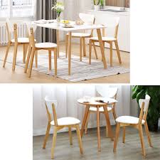 White Normyra Dining Sets Knock Down Packing Dining Chairs Stackable Dining Chairs Solid Wood Dining Chairs Dining Chairs