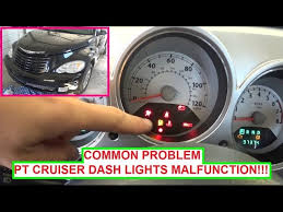 However, most car lighting problems you'll face only require replacing a light bulb, cleaning some corrosion, or reattaching a wire. Chrysler Pt Cruiser Dash Lights Instrument Cluster Lights On Off Blinking Common Problem Youtube