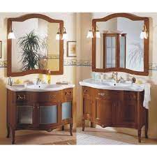 Mobile Arte Povera In Noce Modello Donatello Br Mobile Bagno Bagni Di Piastrelle Arredamento Bagno