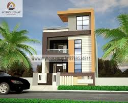 Elevation Design Double Floor 20 50 House Elevation Small Modern House Exterior House Designs Exterior