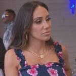 WornOnTV: Danielle's embellished top and shorts