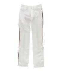 Details About Mizuno Boys Pro Piped Athletic Jogger Pants Whitered L 29 Big Kids 8 20