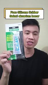 Foss Silicon Rubber solusi akuarium kalian yang bocor #foss #lemakuarium  #lem #lemaquarium #paulcaendy