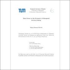The 12 biographical books are held in the library of the south dakota state archives. Three Essays On The Economics Of Managerial Decision Making