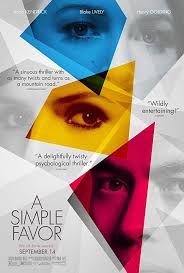 A Simple Favor 2018 Graphic Design Posters Movie Posters Poster Design
