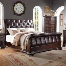Shop for clearance king headboard online at target. Crown Mark Beds Sheffield B1150 King Upholstered Sleigh Bed King From Cal Deals Furniture Mattress