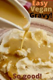 Easy Vegan Gravy Best Vegetarian Alternative To Chicken Or Turkey Gravy Ready In 10 Minutes To Pour O Vegan Gravy Vegetarian Gravy Recipe Turkey Gravy Recipe