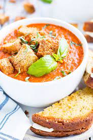 Here S 21 Breakfast Lunch And Dinner Recipes With No Meat Or Dairy Tomato Basil Soup Recipes Roasted Tomatoes