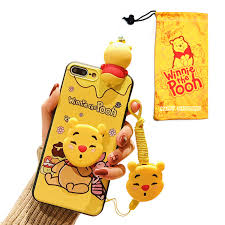 With the exclusive designs of kids iphone cases, absolute satisfaction is assured. Yellow Eating Honey Winnie Iphone 8 Plus Case Iphone 7 Plus Cartoon Case For Kids Girls