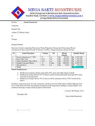 Penawaran berlaku sampai dengan tanggal …. Pengajuan Harga Kusen Aluminium Guru Paud