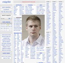 > all activity partners artists childcare general groups local news and views lost & found missed connections musicians pets politics rants & raves rideshare volunteers. The Craigslist Killer It Is Not Only One There Are Many Killers One More Reason Why Prostitution Should Be Decriminalized Claudia Feitosa Santana