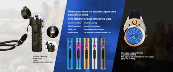 Electronic Rechargeable Usb Lighters Electric Lighter Happy Lights Windproof Lighter