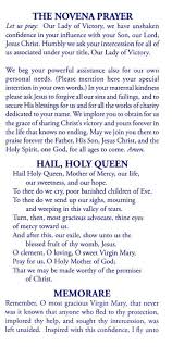 Novena To Our Blessed Mother Novena Prayers Prayers To Mary Novena Prayers Catholic