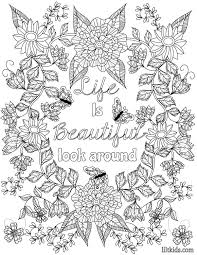 Coloring Inspirational Quotes The Uplifting Coloring Book For Adults Page 1 Quote Coloring Pages Fall Coloring Pages Free Adult Coloring Pages