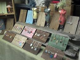 And if you're looking for more jewelry project to fill up your new displays with, give these fifteen a try! Craft Show Mock Up Craft Show Displays Diy Jewelry Display Craft Display