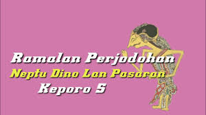 Iki tatanan kang nuduhake arahe urip kang kawoco sake anane dino lan pasaran, kang kawoco soko anane tatanan neptu go'ib ono ing dino : Ramalan Jodoh Neptu Dino Lan Pasaran Primbon Jawa Lengkap Youtube