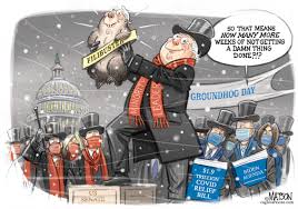 Pirates cartoon characters of captains with ship helm or sailor filibuster with gold money chest. R J Matson Punxsutawney Filibuster Yubanet