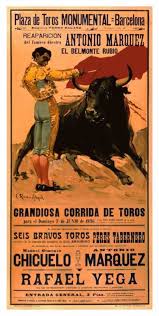 Plaza De Toros Monumental Barcelona 1936 Vintage Posters Travel Posters Poster Prints