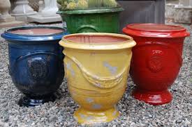 New French Anduze Pottery At Eye Of The Day Garden Design Center Garden Pottery French Colors Pottery