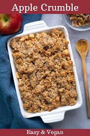 Plantbased Lifestyle Apple Crumble Recipe Crumble Recipe Apple Crumble