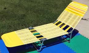 vintage 80 s vinyl cushion tube web adjustible folding chaise lounge lawn chair folding beach chair my childhood memories childhood memories