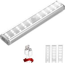 Amazon Com Homelife Rechargeable Led Lights 30 Led Closet Lights Under Cabinet Wireless Led Bars Motion Sensor Lights Stick On Lights Magnetic Motion Sensor Light Indoor For Closet Counter Stairway Home Improvement