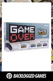 paladone 8 bit pixel game over light color changing sound reactive collectible decor lamp cool items 8 bit retro