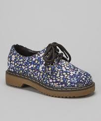 Coco Jumbo Blue Flower Kloe Oxford Dress Shoe Oxford Dress Shoe Dress Shoes Shoes