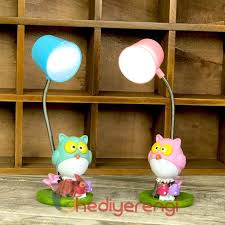 Baykus Tasarimli Mini Masa Lambasi Lux Hediye Rengi Baykus Hediyeler Masa