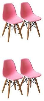 Chairs, for example, are particularly interesting because we can clearly see all sorts of innovative designs that, with time, have become common features. Mid Century Eiffel Style Kids Dining Chair With Wood Base Set Of Four Midcentury Kids Chairs By Casa Space Decor Houzz