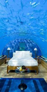 Underwater Hotel Room The Maldives Maldivesdestination Maldivesholiday Underwater Hotel Underwater Hotel Room Beautiful Places
