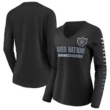 Unfollow raiders shirt to stop getting updates on your ebay feed. Oakland Raiders Fanatics Branded Women S Team Slogan Long Sleeve V Neck T Shirt Black