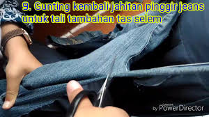 By adminposted on february 26, 2020. Diy Beg Dari Jeans Terpakai Mykif Mykomunitikreatif By Khairunisa Ahmad
