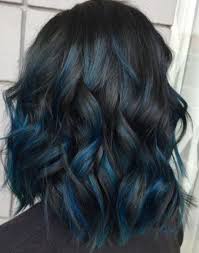 57 Ideas Hair Black Color Colour Hair Color Ideas For Brunettes Short Hair Color For Black Hair Blue Hair Highlights
