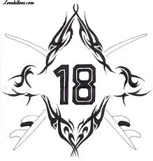 Inking some numbers enhances the complexity and elegance of a design and normally blends so well with other tattoo elements. Tattoo Flash Of Tribal Numbers