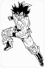 Los Mas Lindos Dibujos De Goku Para Colorear Y Pintar A Todo Color Imagenes Prontas Para Descargar E Imprimir Para Dar Dibujo De Goku Dibujos Colorear Online