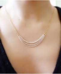 A Sophisticated Version Of Rocker Chain Necklace A Very Versatile Piece Although It Might Look Simple Thi Multi Chain Necklace Beaded Jewelry Diy Necklace