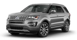 2017 Ford Explorer Exterior Color Options