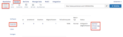 Check spelling or type a new query. Umfrage Erinnerungen Versenden Questionpro Wissensbasis