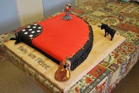 Birthday Cake In Spanish Spanish Themed Cake For Bridal Shower With Images Themed Cakes Themed Birthday Cakes Cake Business