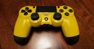 Dualshock 4 Controller In Yellow Tutorial Customization Dualshock Ps4 Custom Color