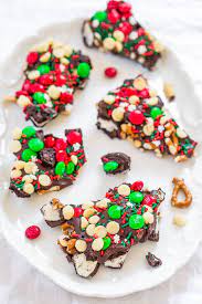 Loaded Christmas Bark Recipe Christmas Candy Recipes Holiday Desserts Christmas Snacks