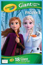 Crayola giant coloring 18 pages offer kids hours of creative fun on oversized pages they can color and keep or hang on their walls. Crayola Frozen Giant Colouring Pages Multi Colour Buy Online At Best Price In Uae Amazon Ae