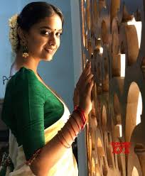 Keerthy suresh took to social media and shared the title poster of the film in different languages. Actress Keerthy Suresh Traditional Saree Stills For Onam Social News Xyz