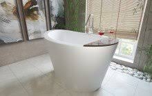 Compact baths of 1200mm, 1300mm and 1400mm size available. Deep Soaking Bathtubs And Modern Luxury Baths Aquatica Bath Uk