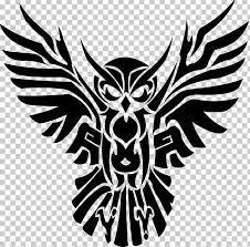 Girls can also add a sugar candy skull tattoo design to their owl tattoo to give it more feminine look. Owl Tattoo Artist Tribal Gear Drawing Png Clipart Animals Art Beak Bird Bird Of Prey Free