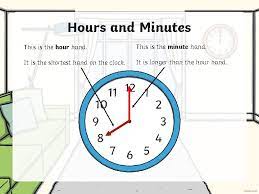 It has three main modes, the first demonstrates how to tell the time using an analogue clock. Hours And Minutes This Is The Hour Hand